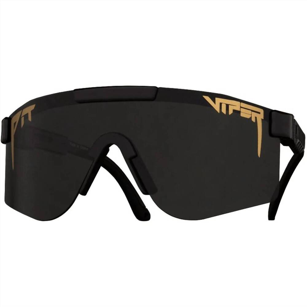 NEW PIT VIPER unisex - exec double wide sunglasses in black/grey